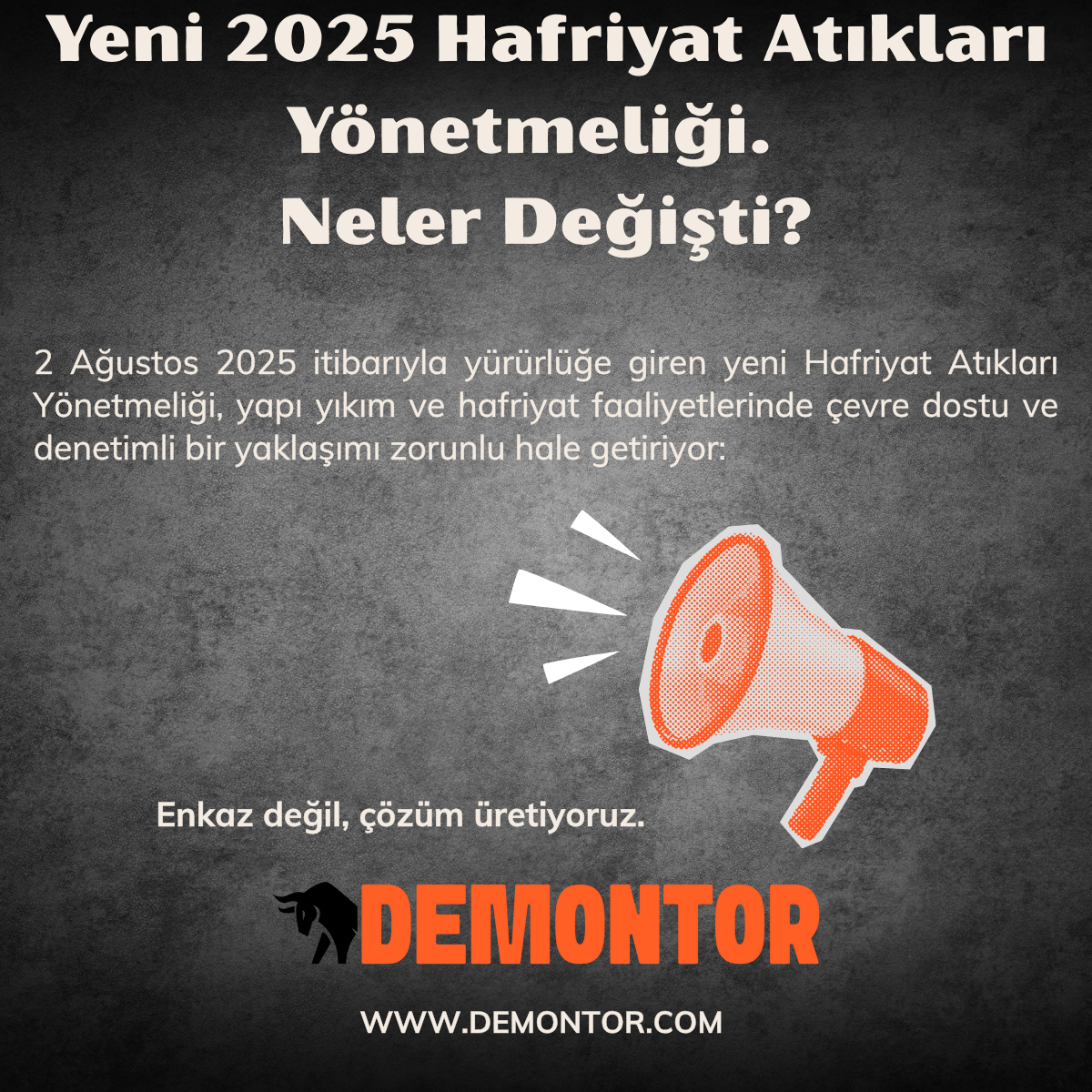 Hafriyat Atıkları Yönetmeliği (2025 Güncellemesi)