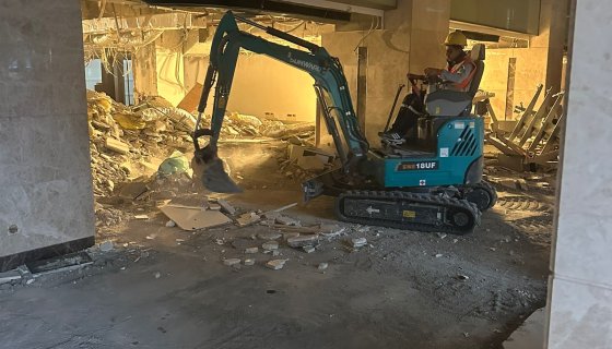 Efes Otel Restorasyon Öncesi Yıkım 